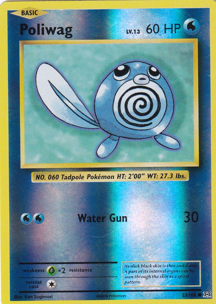 Poliwag 23/108 ENG 2016 (NM)