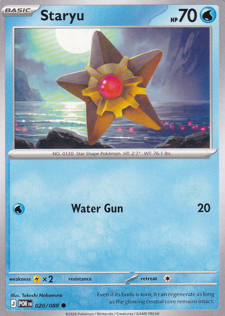 Staryu 020/088 POR ENG 2026 (NM)
