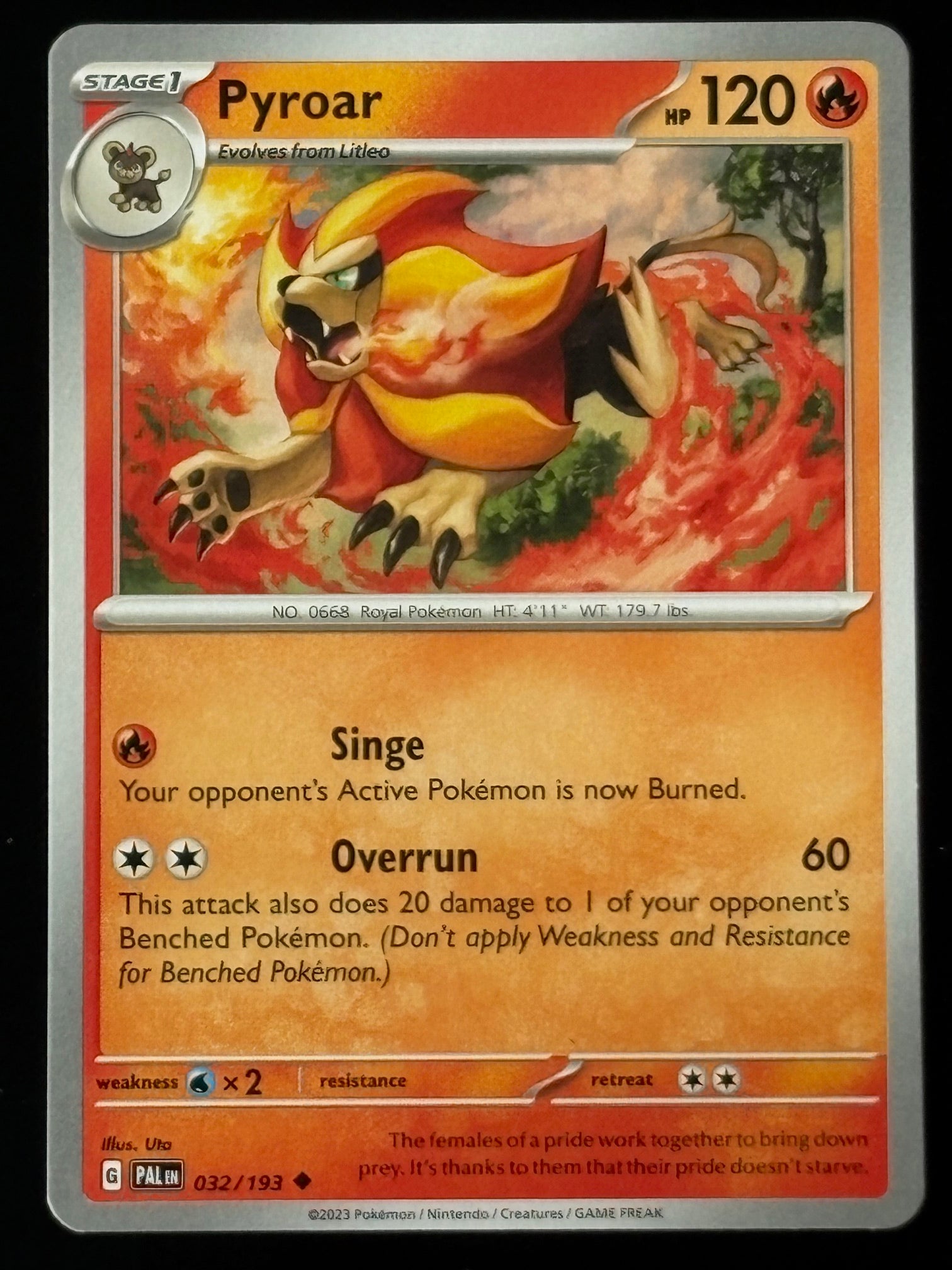 Pyroar 016/131 PRE ENG 2025 (NM)