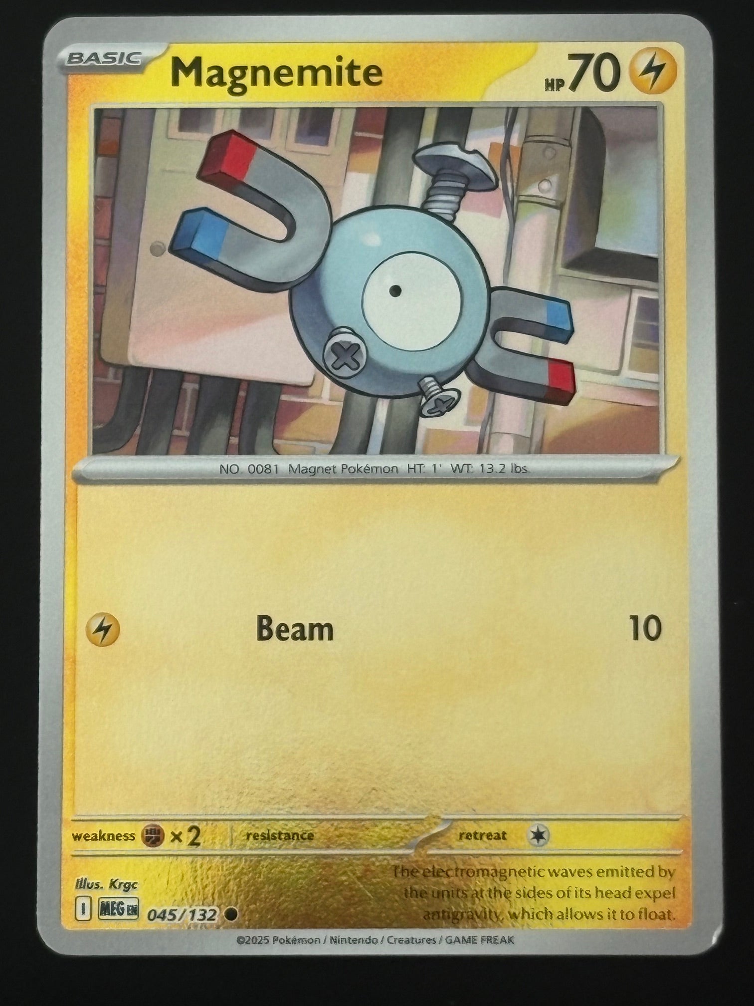 Magnemite 045/132 MEG ENG 2025 (NM)