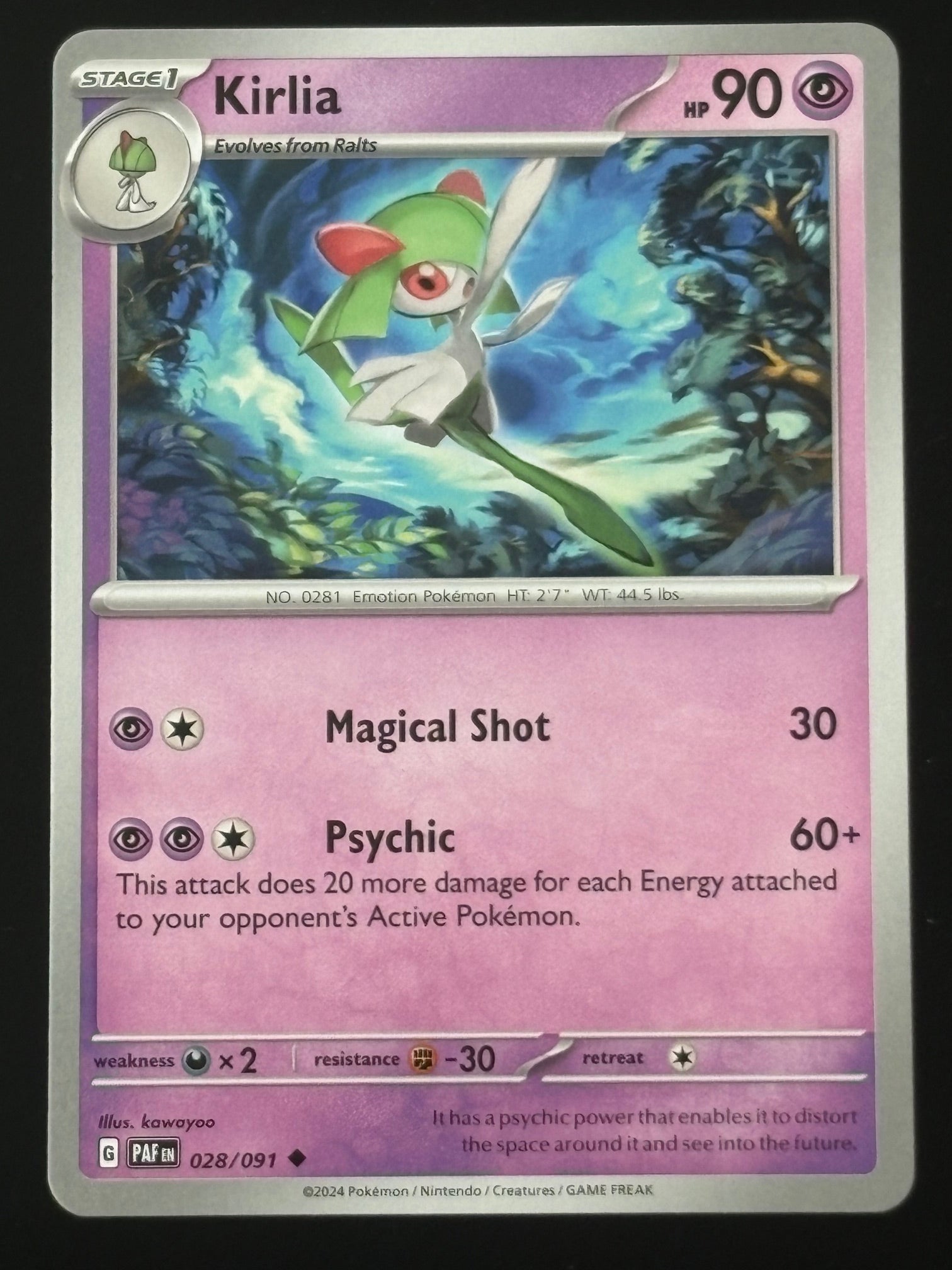 Kirlia 028/091 PAF ENG 2024 (NM)