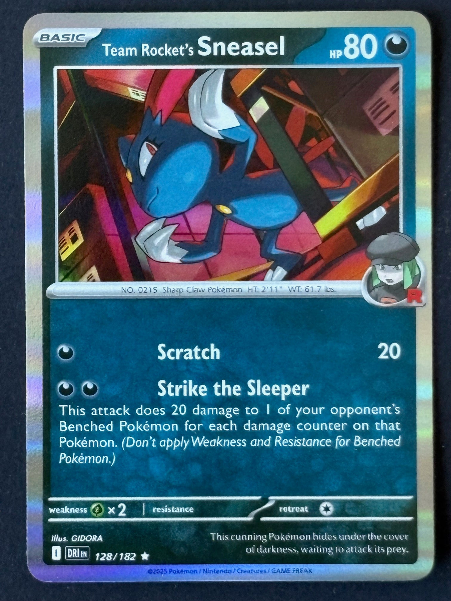 TR Sneasel 128/182 DRI ENG 2025 (NM)