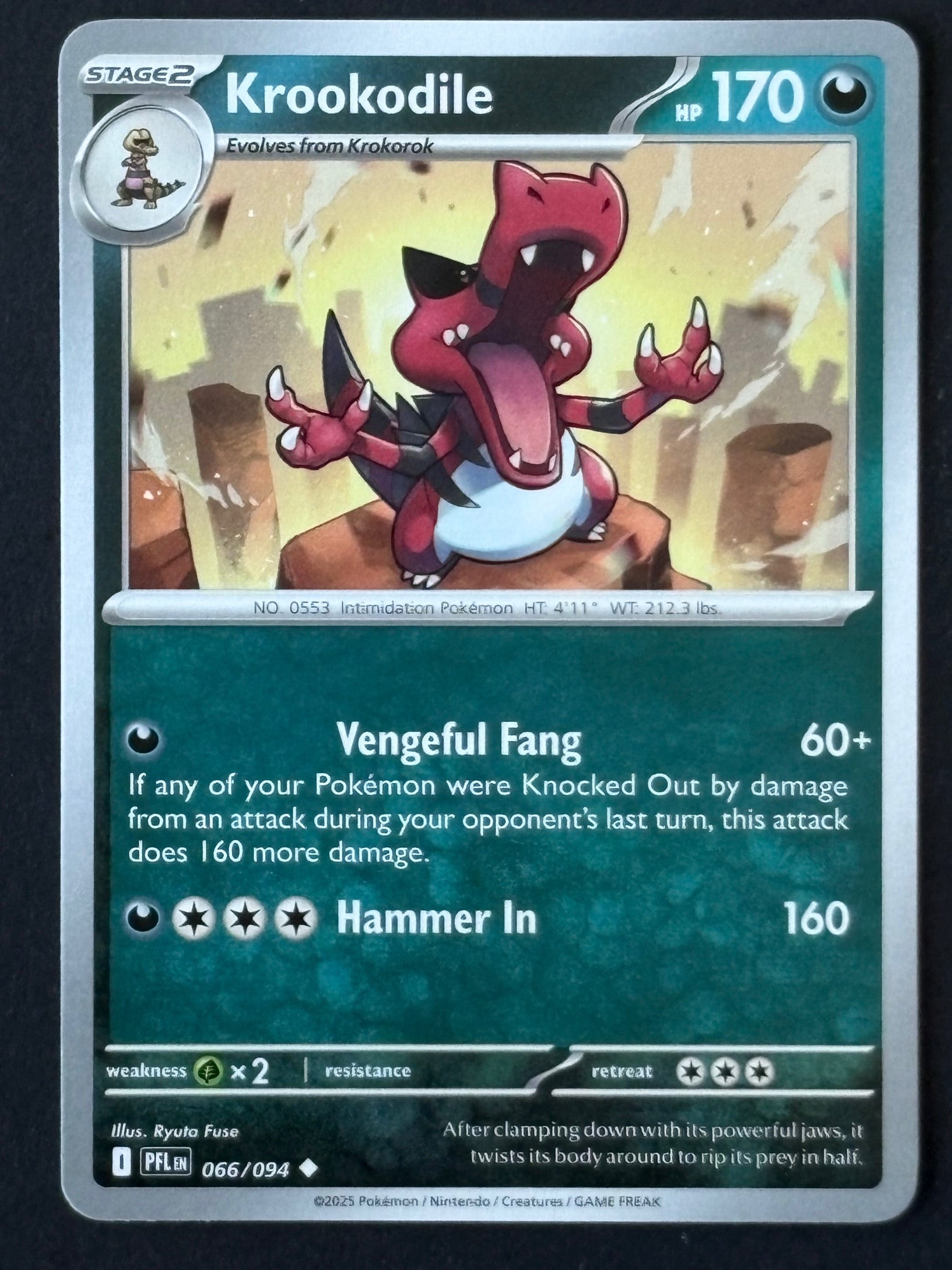 Krookodile 066/094 PFL ENG 2025 (NM)