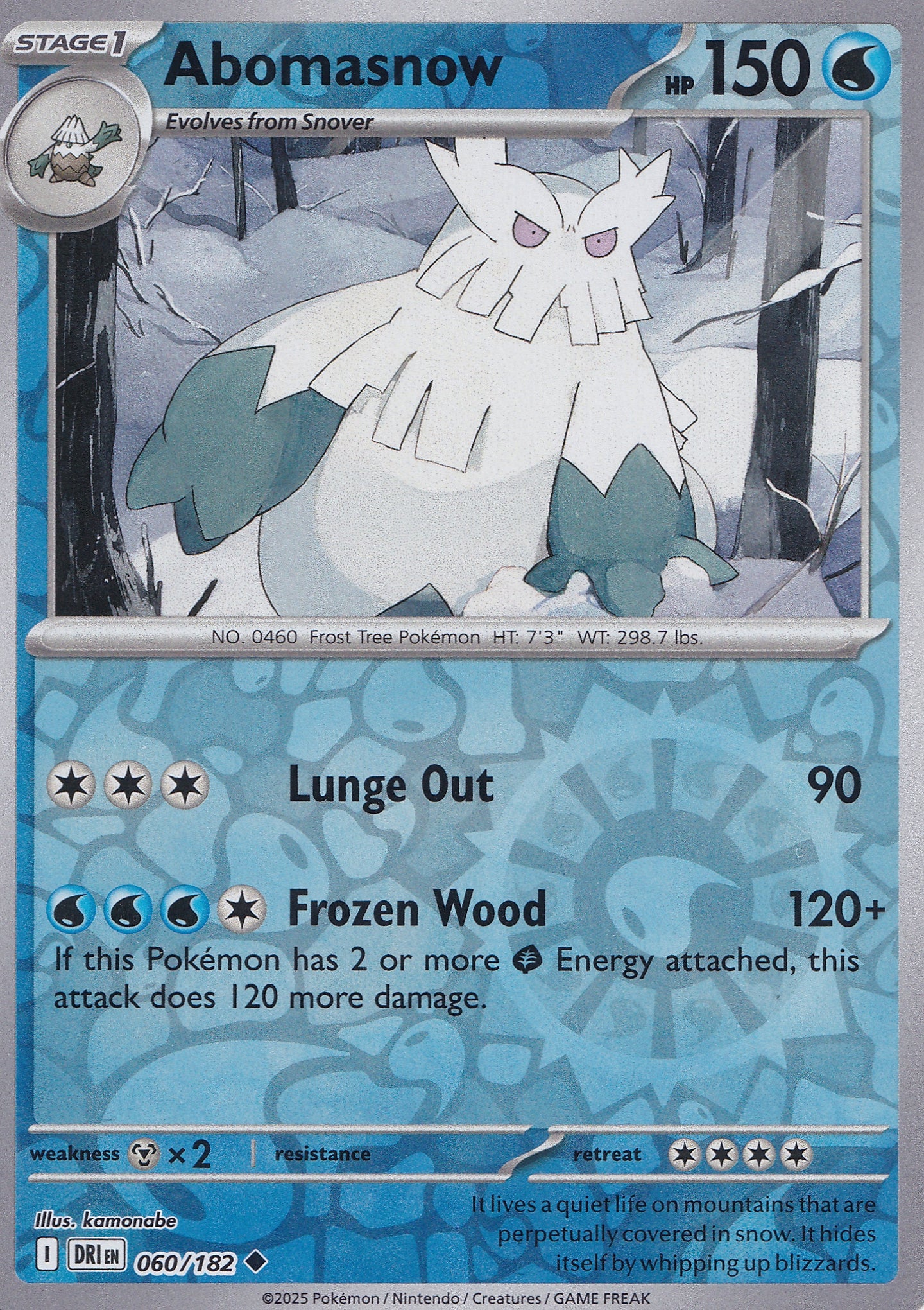 Abomasnow 060/18 DRI ENG 2025 (NM)