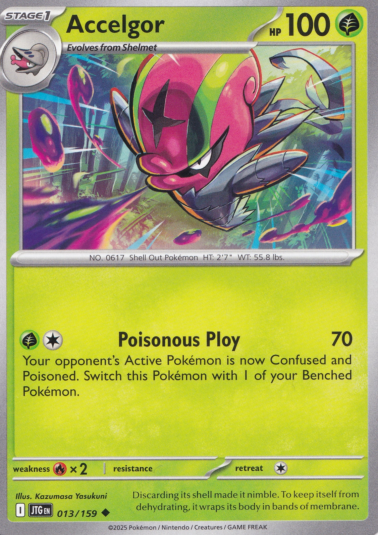 Accelgor 013/159 JTG ENG 2025 (NM)