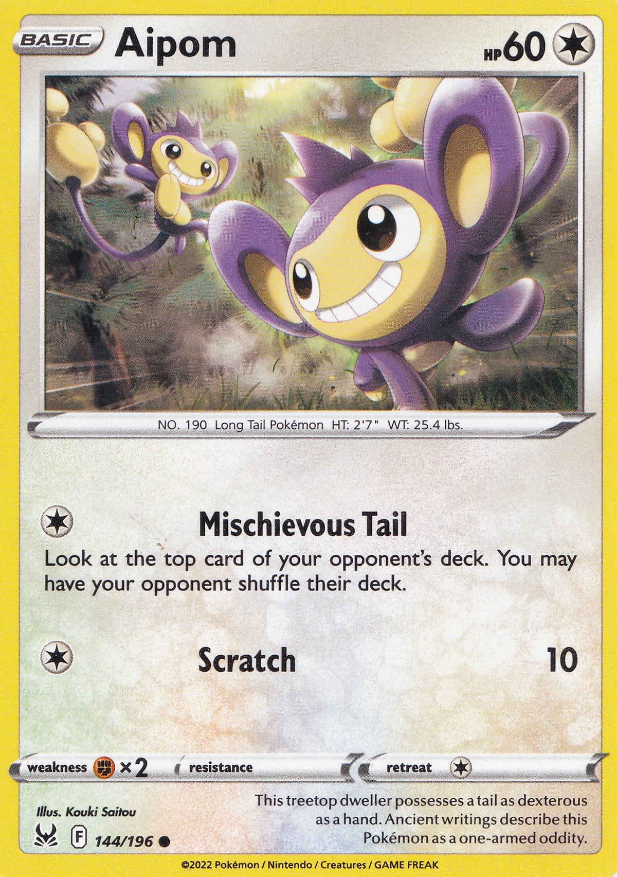 Aipom 144/196 EN (NM)