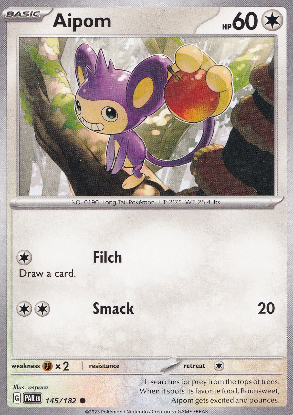 Aipom 145/182 PAR EN (NM)
