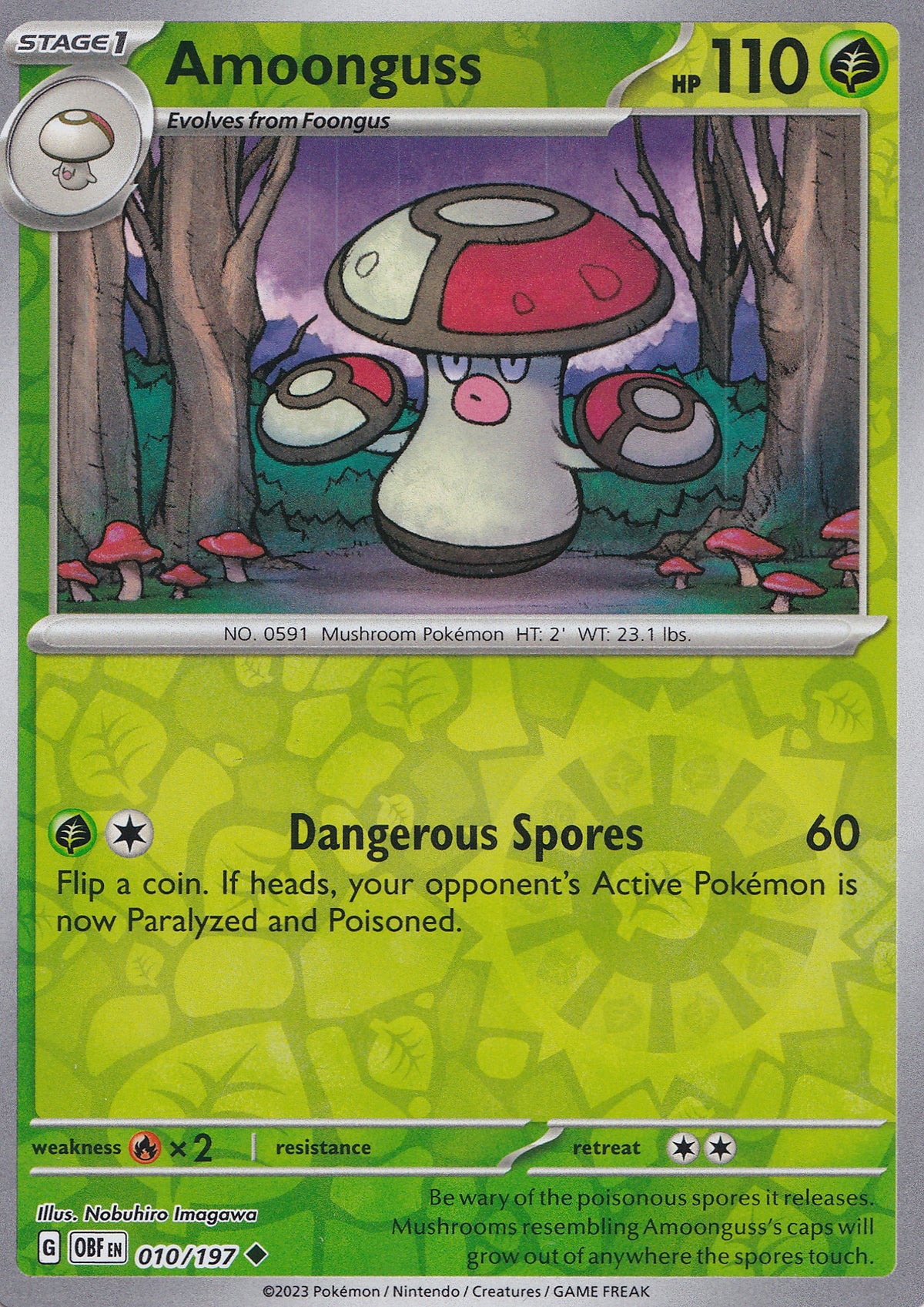 Amoonguss 010/197 OBF EN RH (NM)