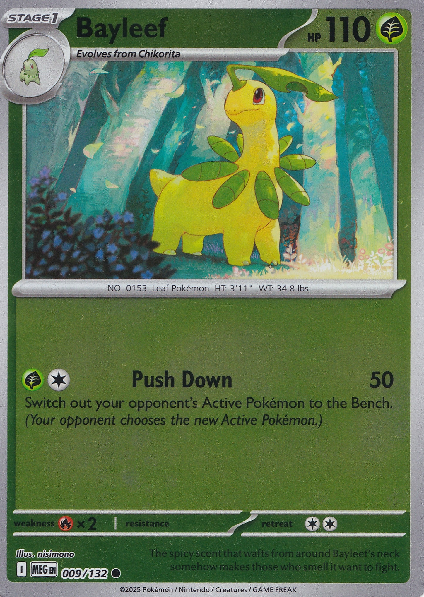 Bayleef 009/132 MEG ENG 2025 (NM)