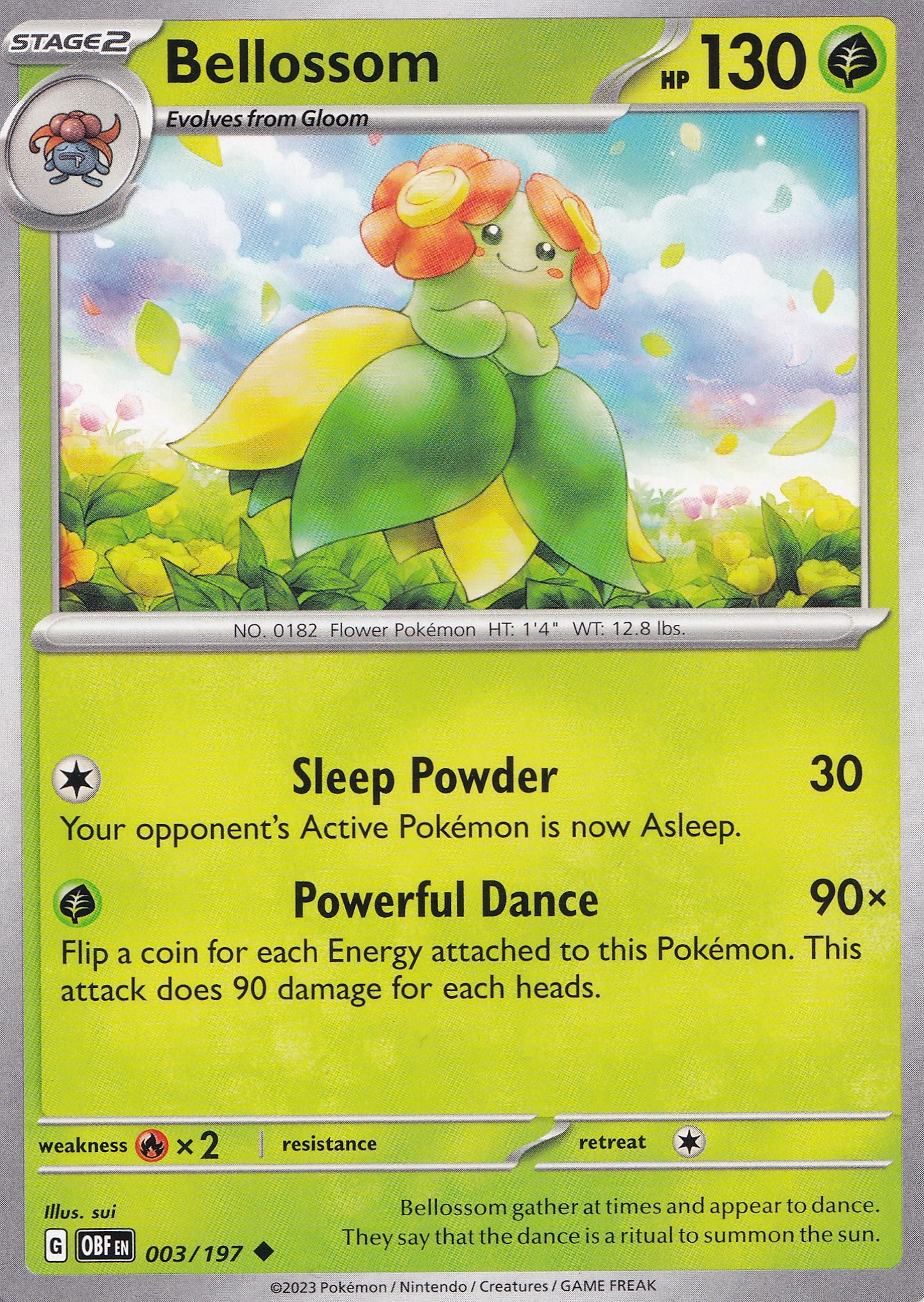Bellossom 003/197 OBF ENG 2023 (NM)