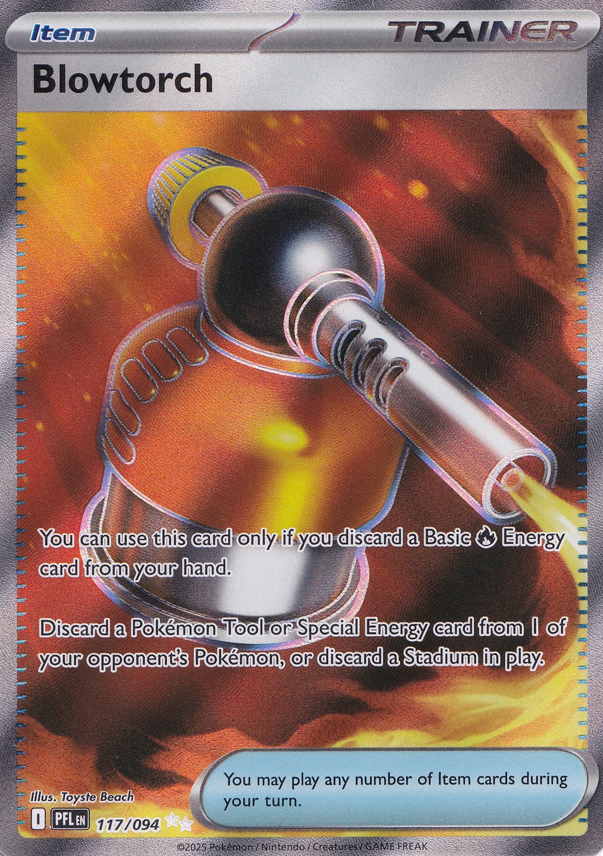 Blowtorch 117/094 PFL ENG 2025 (NM)