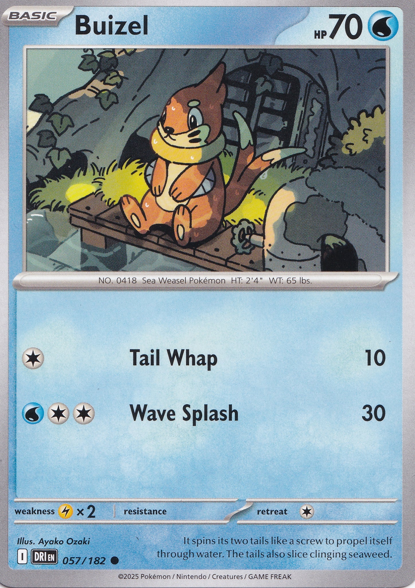 Buizel 057/182 DRI ENG 2025 (NM)