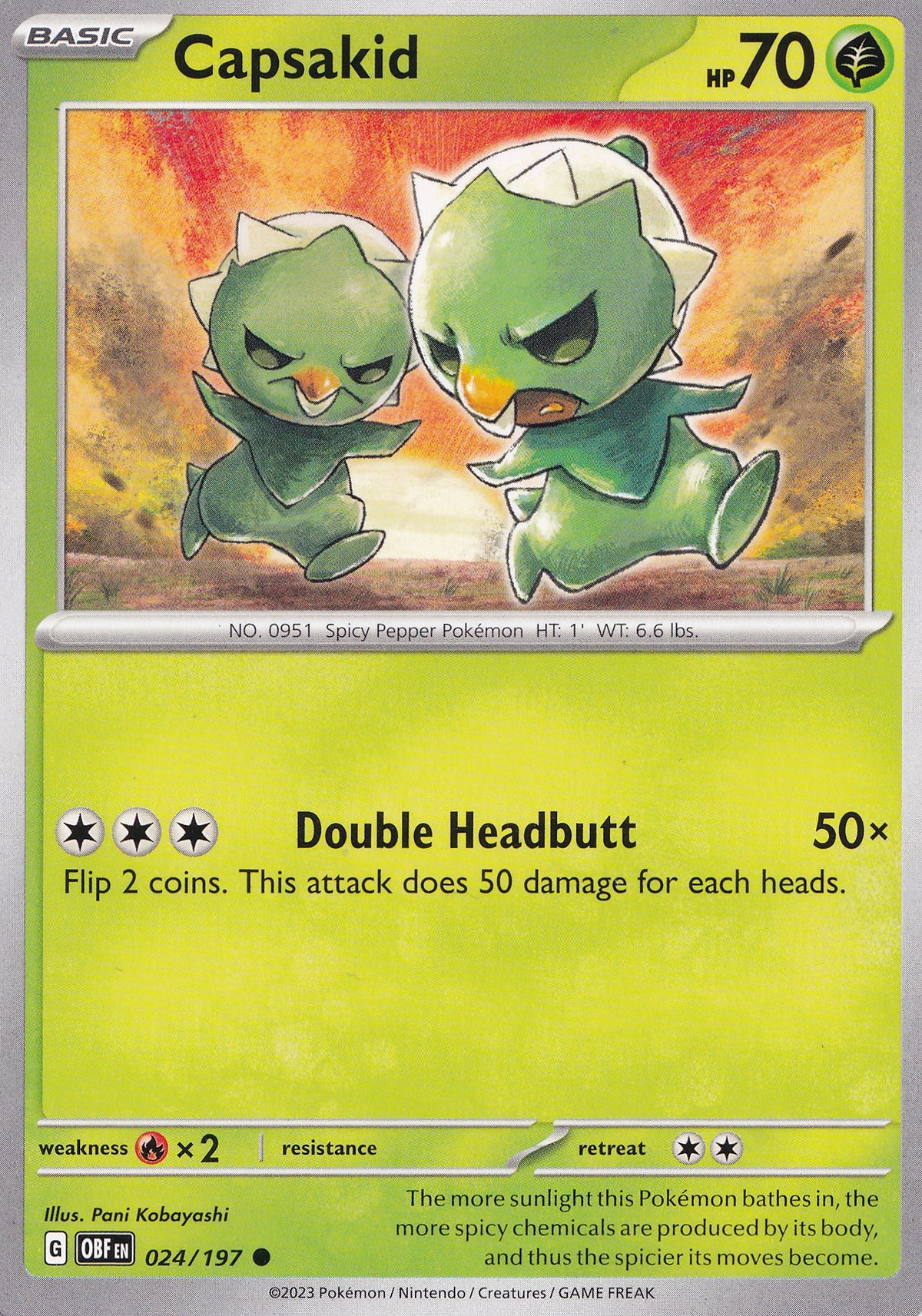 Capsakid 024/197 OBF EN (NM)