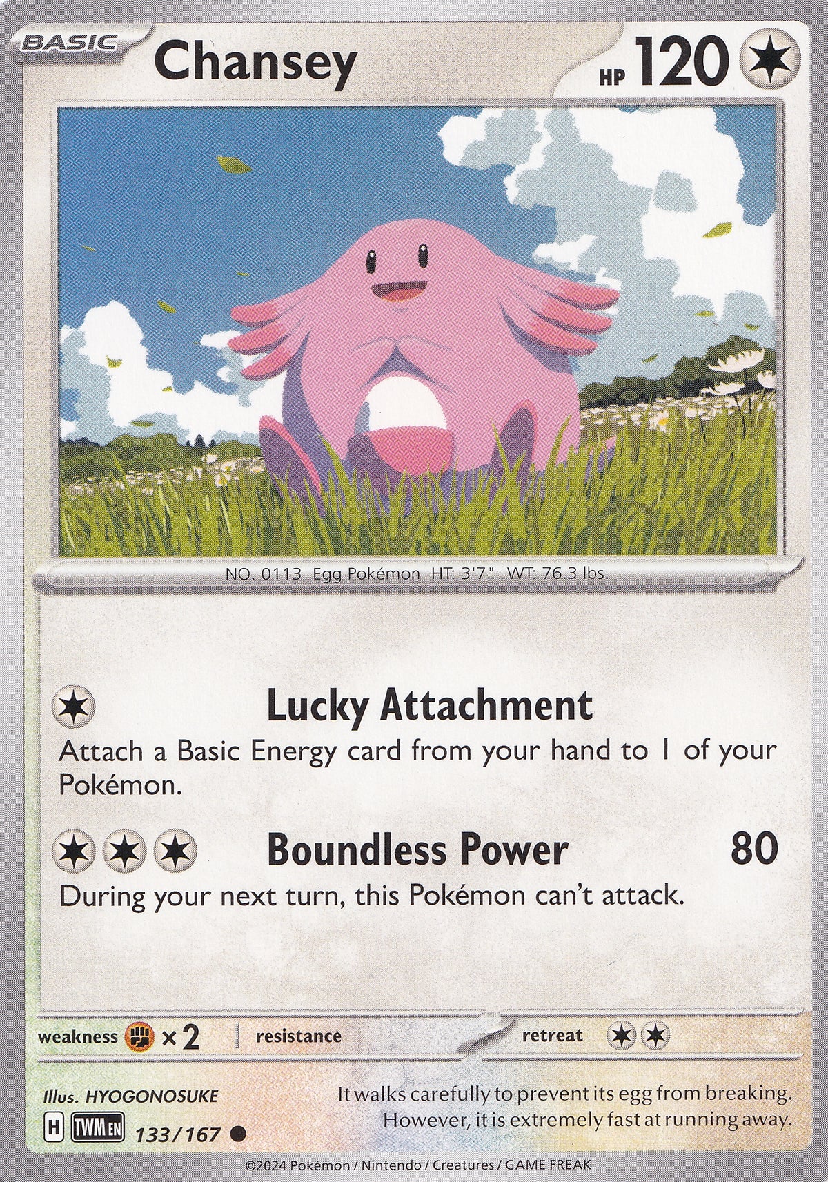 Chansey 133/167 TWM EN (NM)