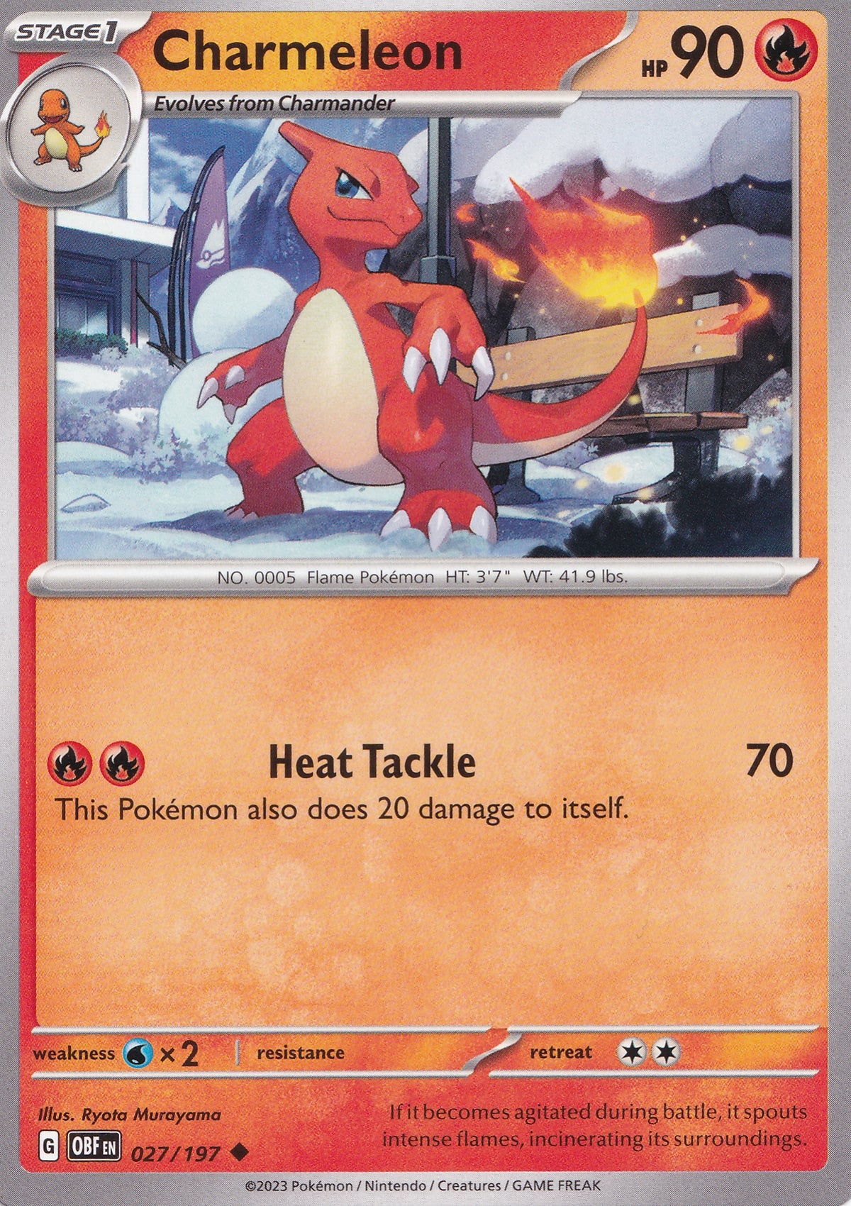 Charmeleon 027/197 OBF ENG 2023 (NM)
