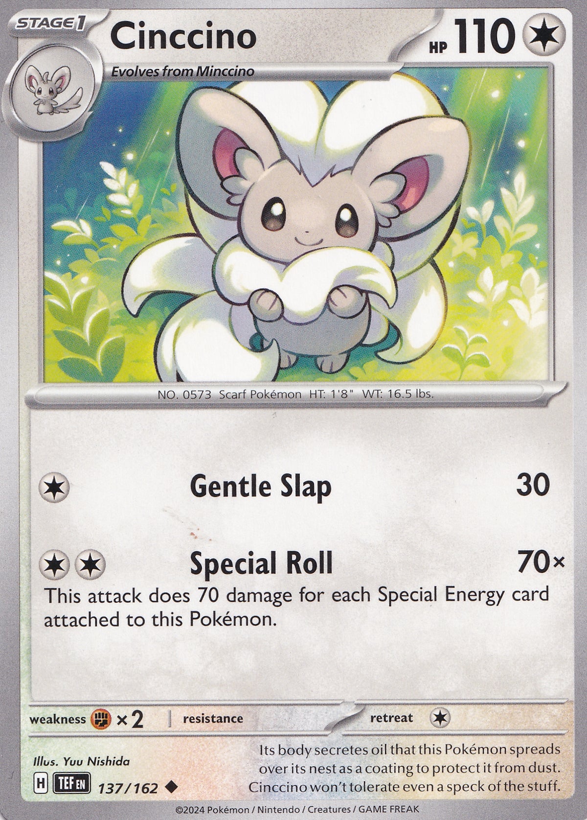 Cinccino 137/162 TEF EN (NM)