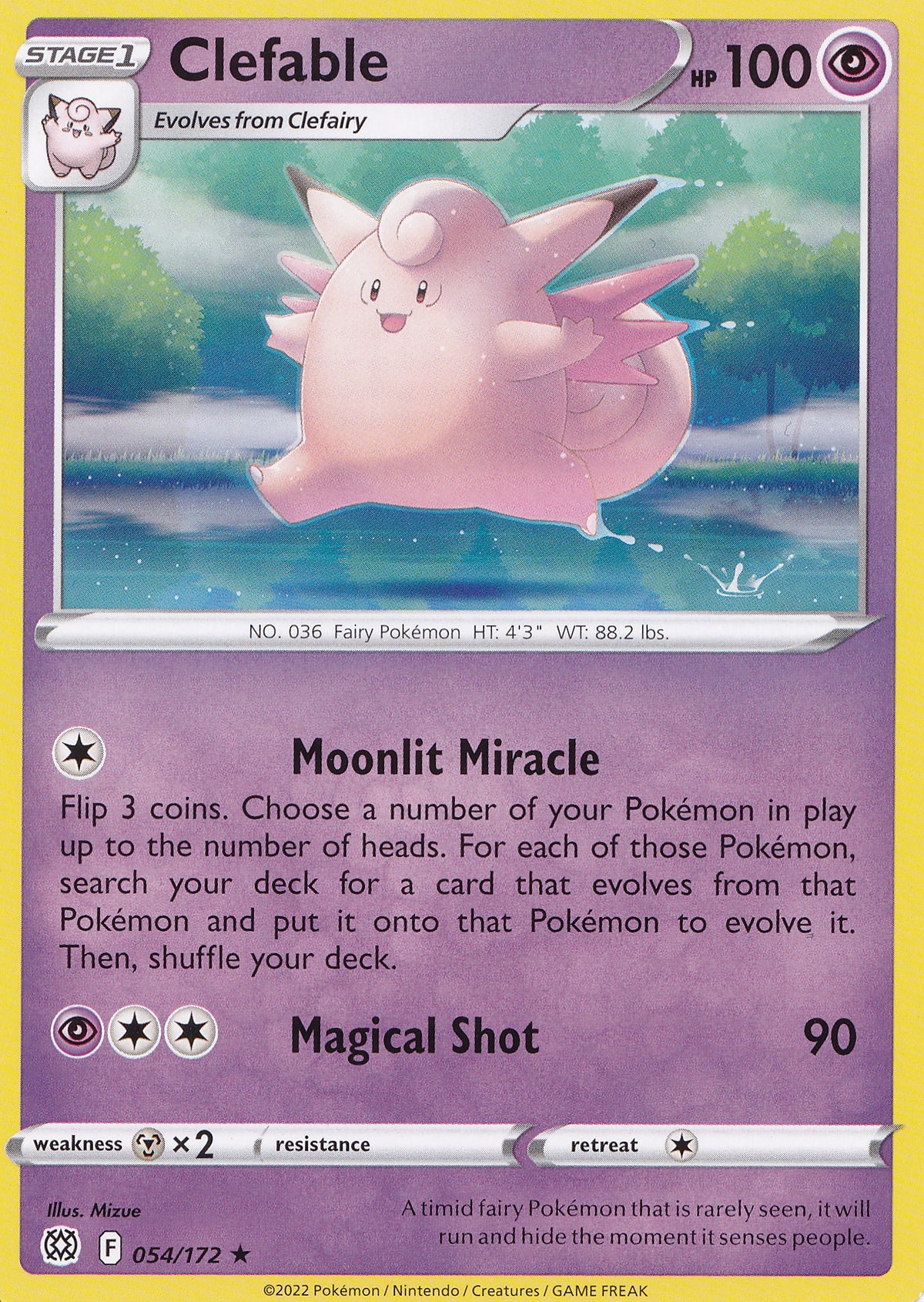 Clefable 054/172 BRS ENG 2022 (NM)