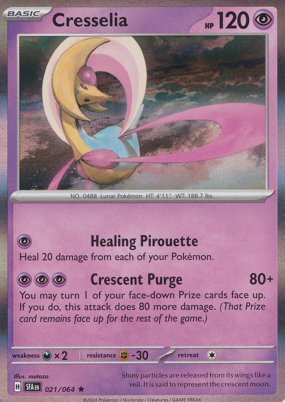 Cresselia 021/064 SFA ENG 2024 (NM)