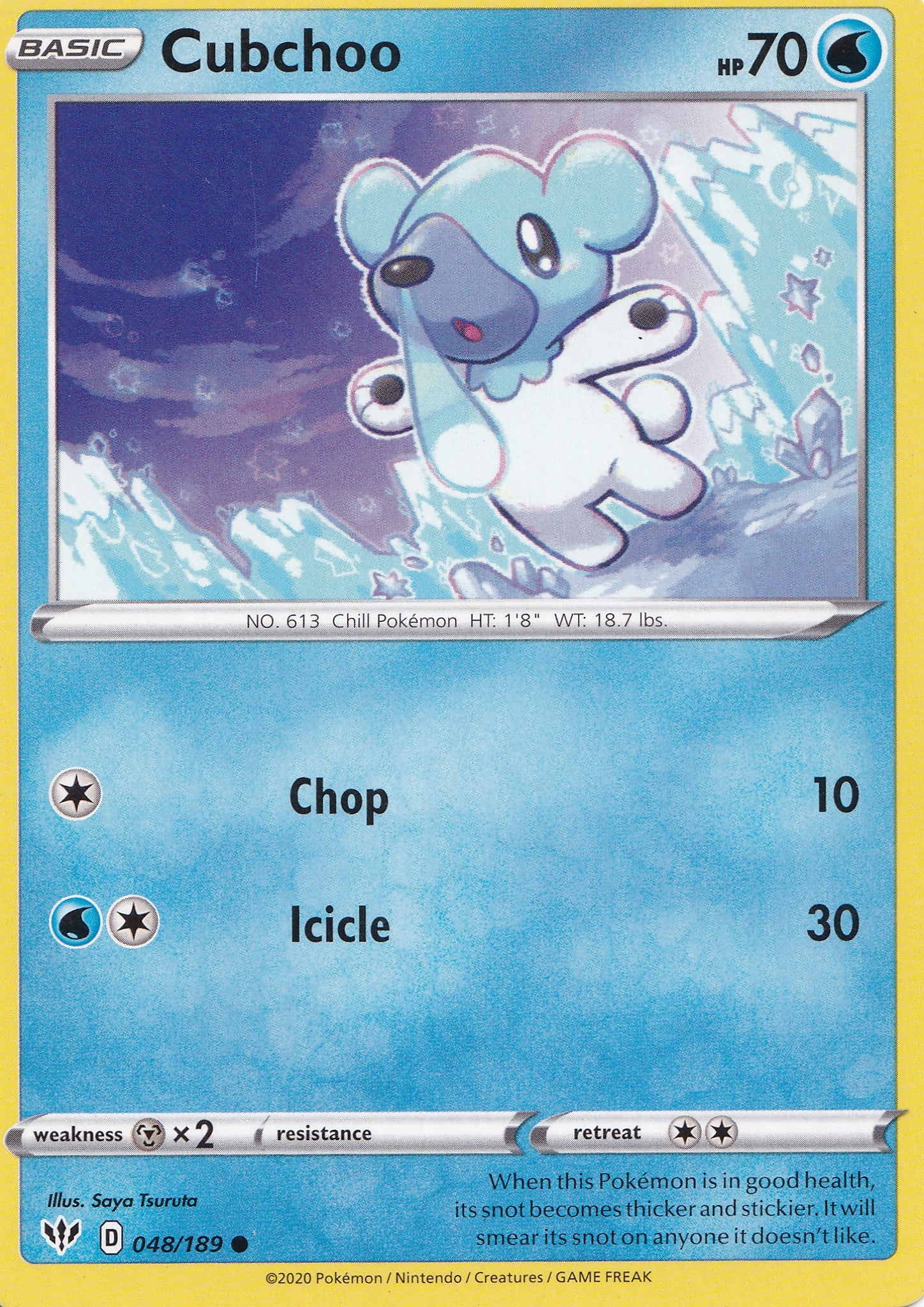 Cubchoo 048/189 FST ENG 2021 (NM)