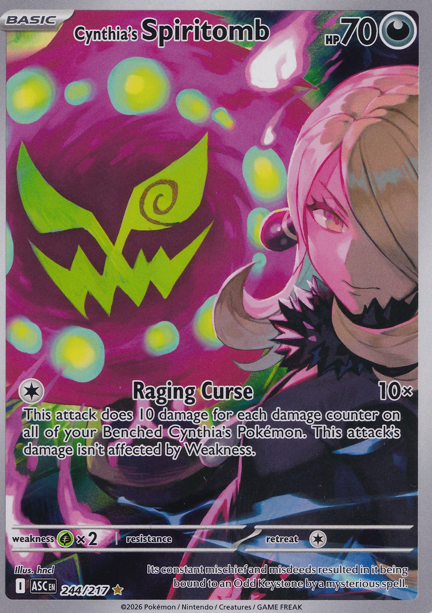 Cynthia's Spiritomb 244/217 ENG 2026 (NM)