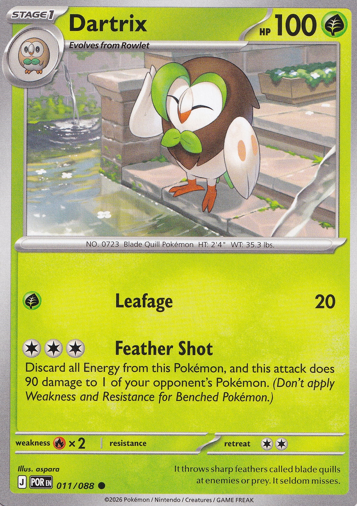 Dartrix 011/088 POR EN (NM)