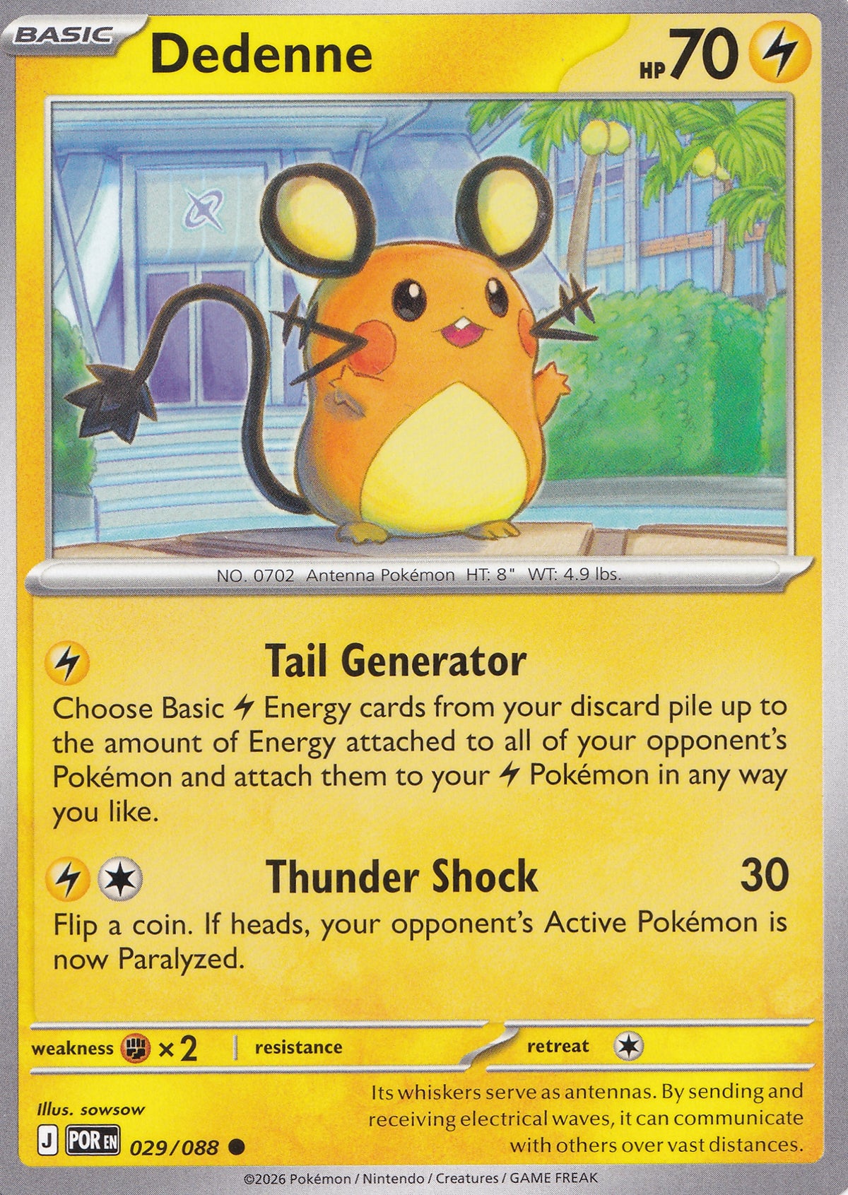 Dedenne 029/088 Perfect Order