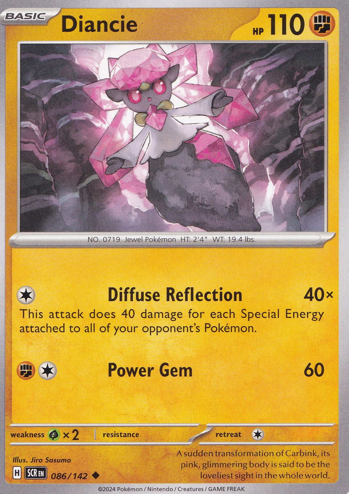Diancie 086/142 SCR EN (NM)