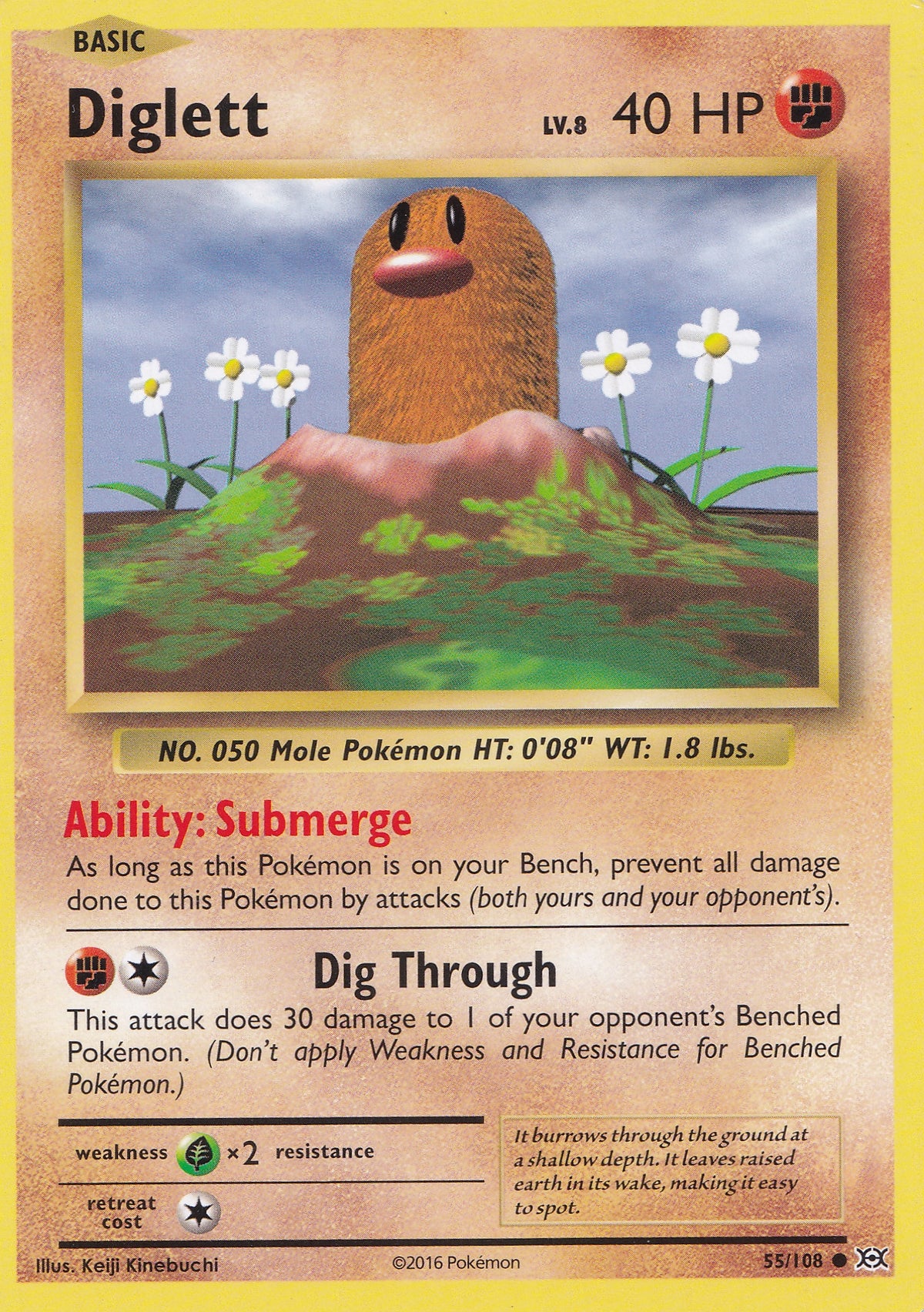 Diglett 055/108 EVO EN (LP)