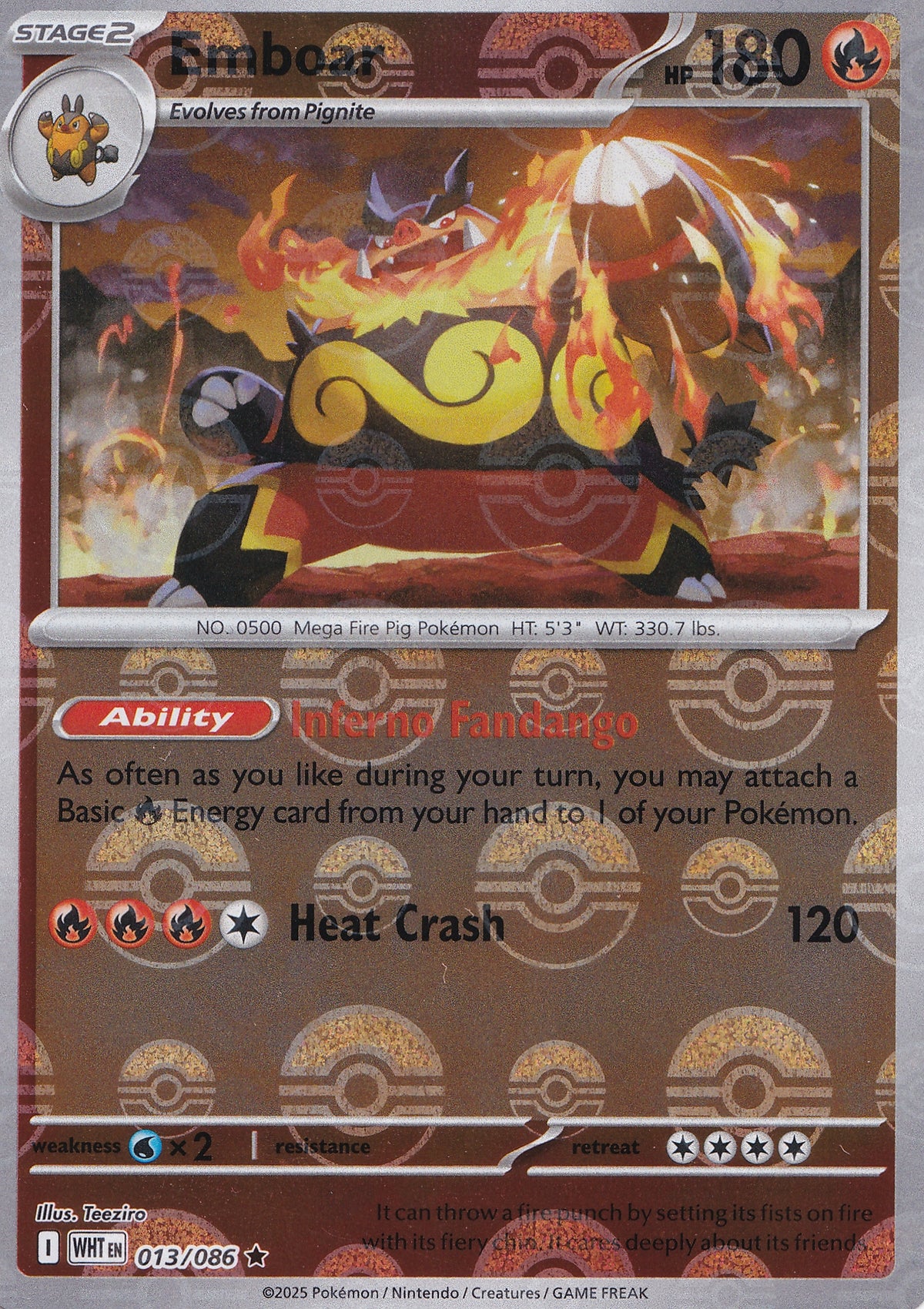 Emboar 013/086 WHT ENG 2025 RH (NM)