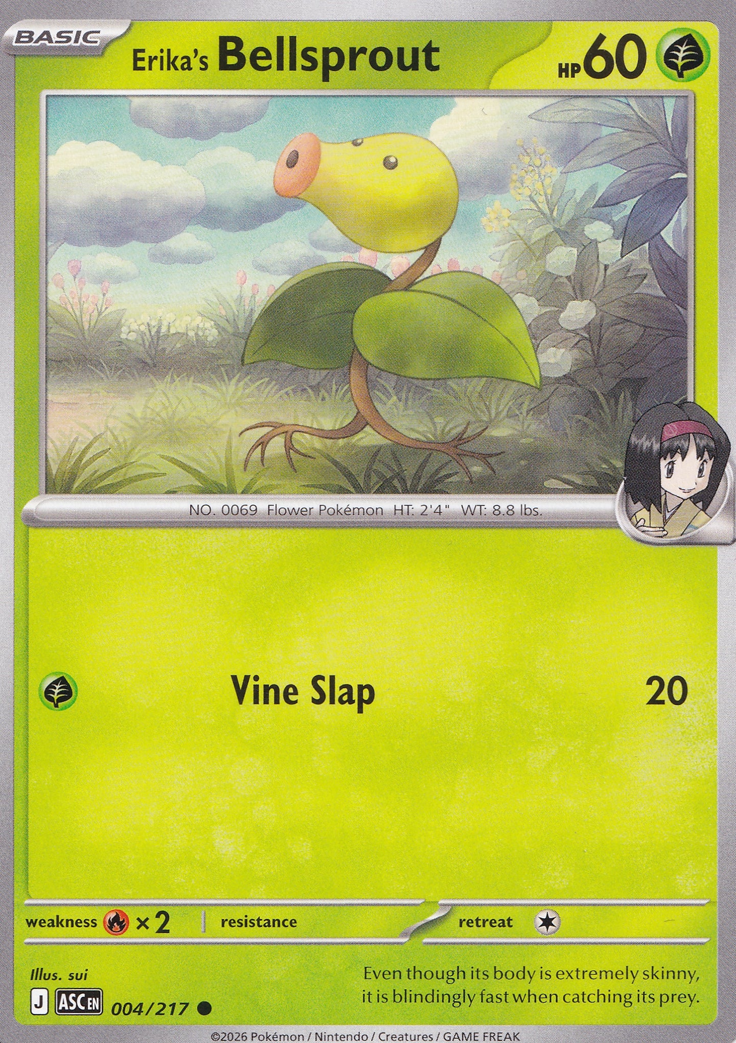 Erika's Bellsprout 004/217 ENG 2026 (NM)
