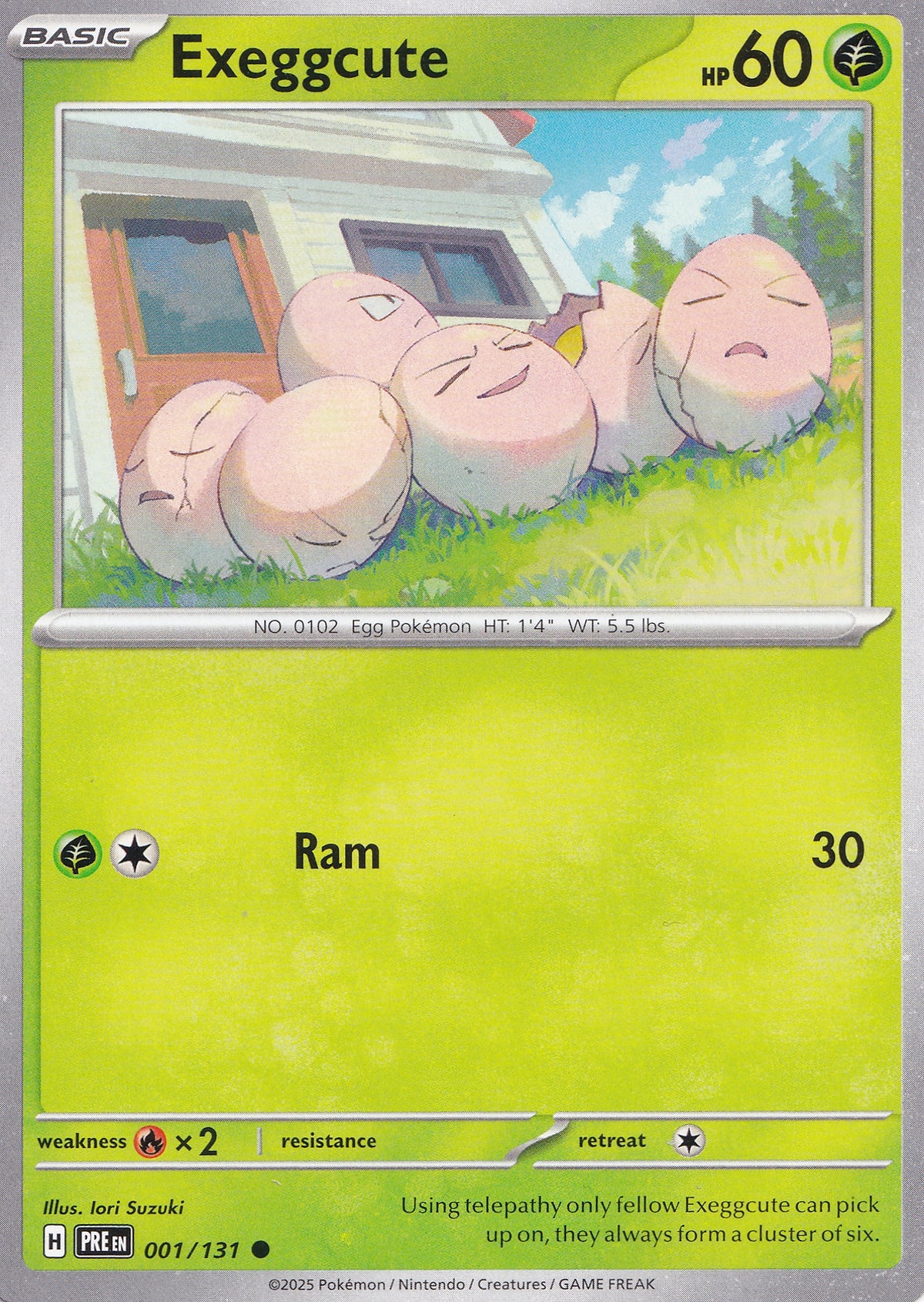 Exeggcute 001/131 PRE EN (NM)