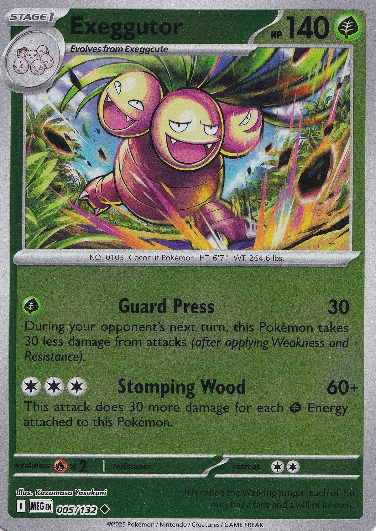 Exeggutor 005/132 MEG EN RH (NM)