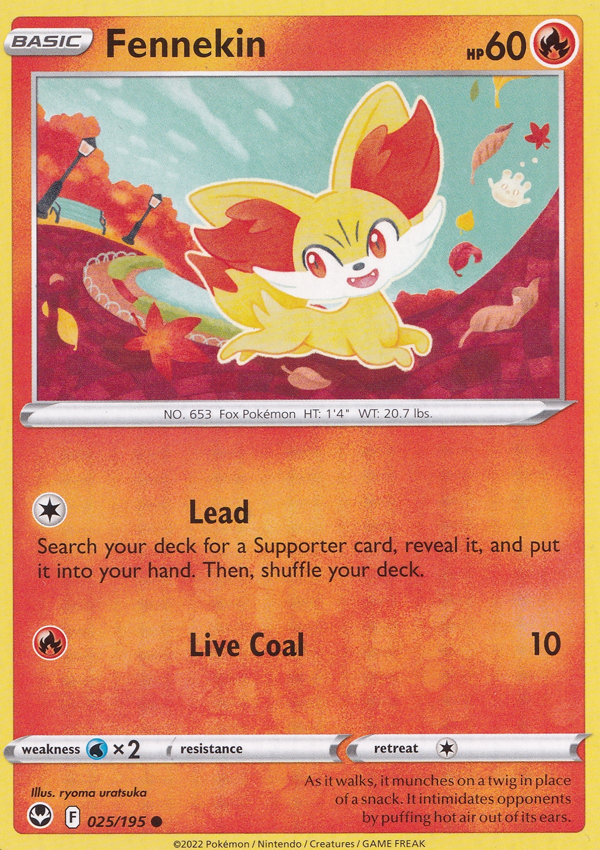 Fennekin 025/195 SIT ENG 2022 (NM)
