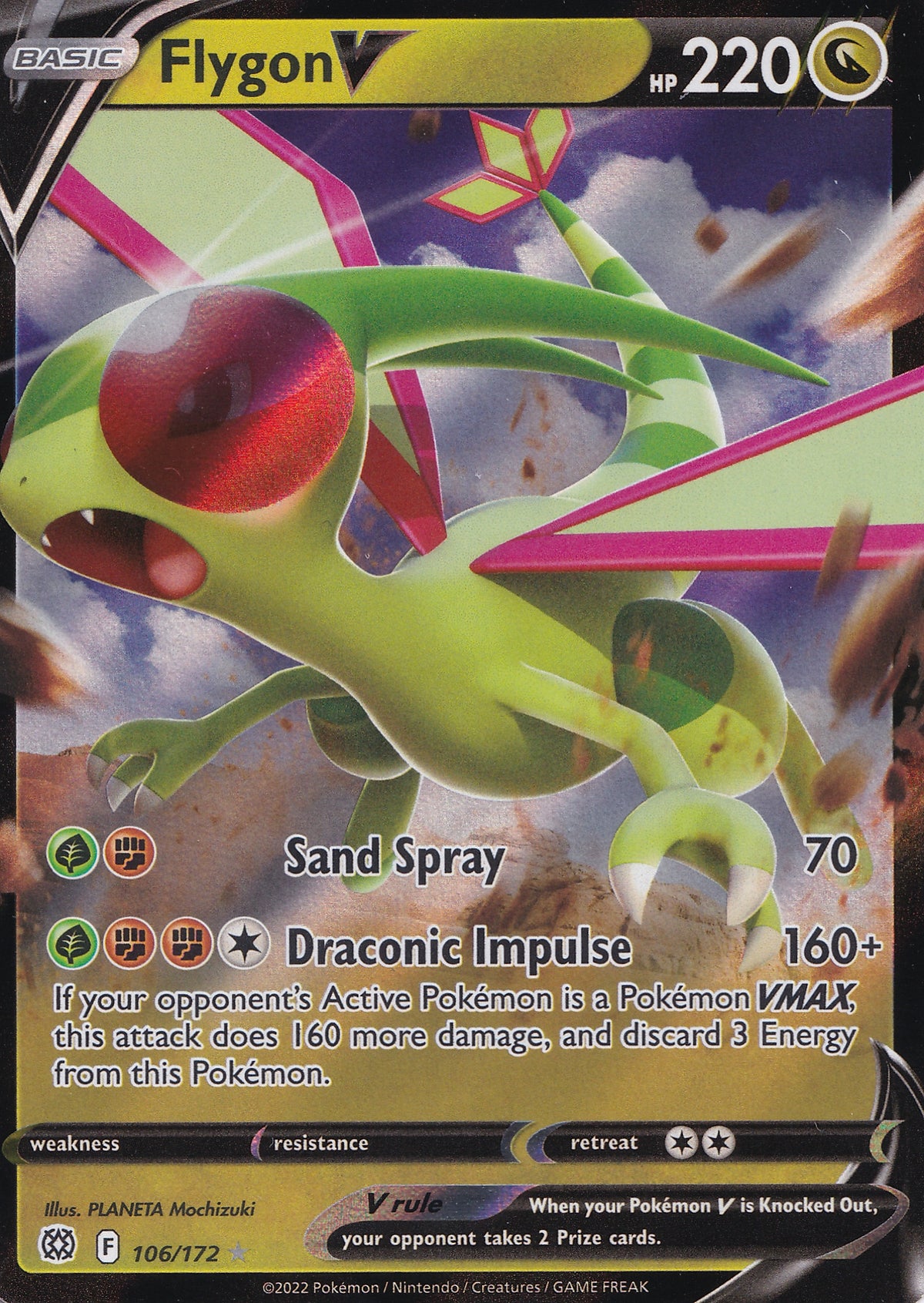 Flygon V 106/172 FST ENG 2022 (NM)