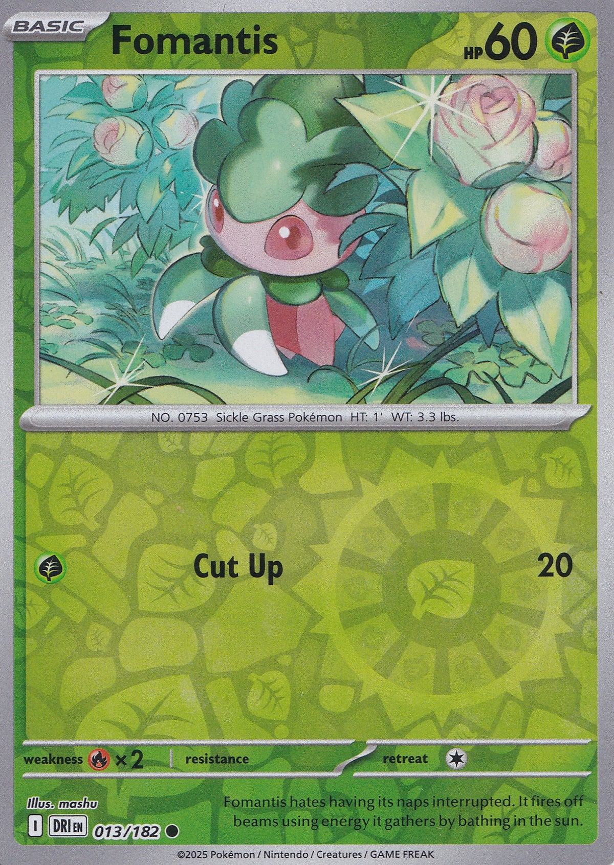 Fomantis 013/182 DRI EN RH (NM)