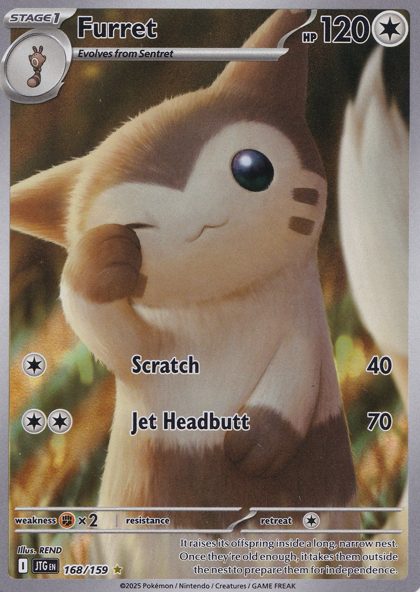 Furret 168/159 JTG ENG 2025 (NM)