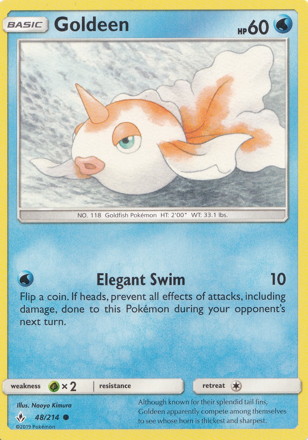 Goldeen 48/214 UNM ENG 2019 (NM)