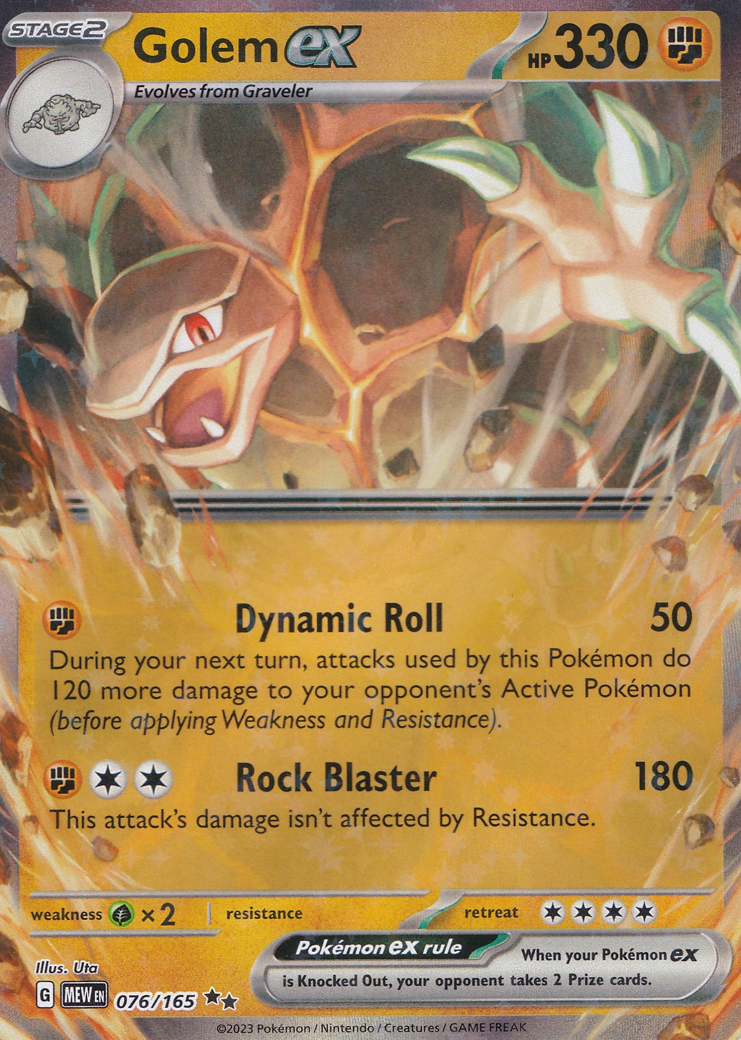 Golem ex 076/165 MEW ENG 2023 (NM)