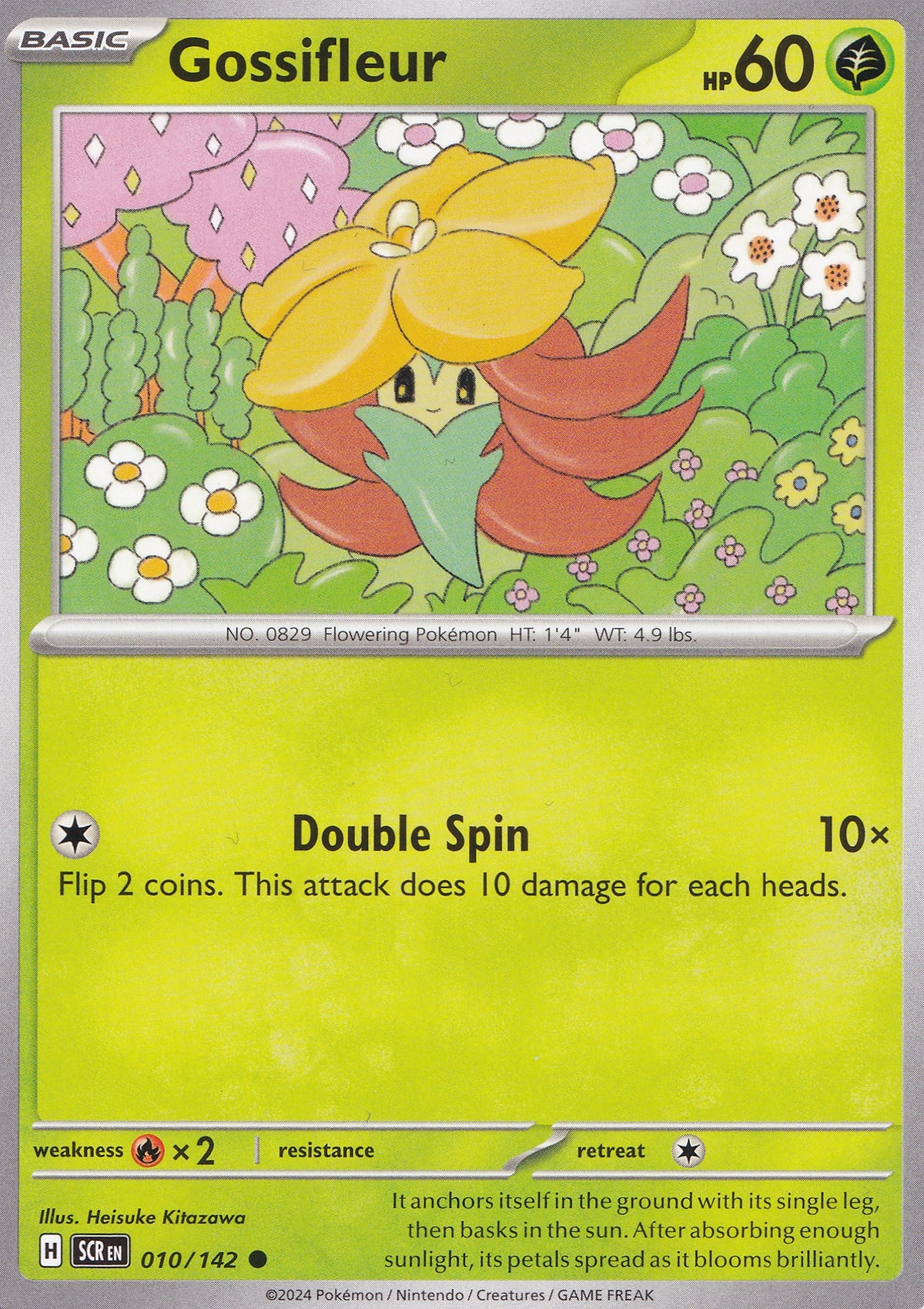 Gossifleur 010/142 SCR EN (NM)
