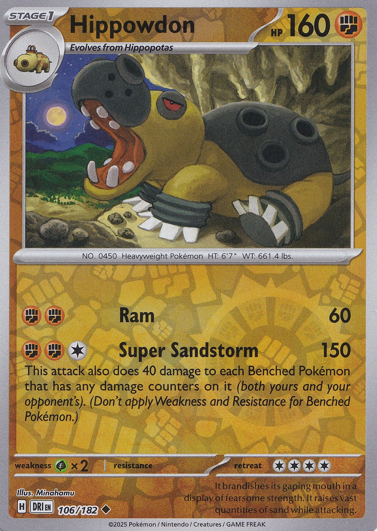 Hippowdon 106/182 DRI EN (NM)