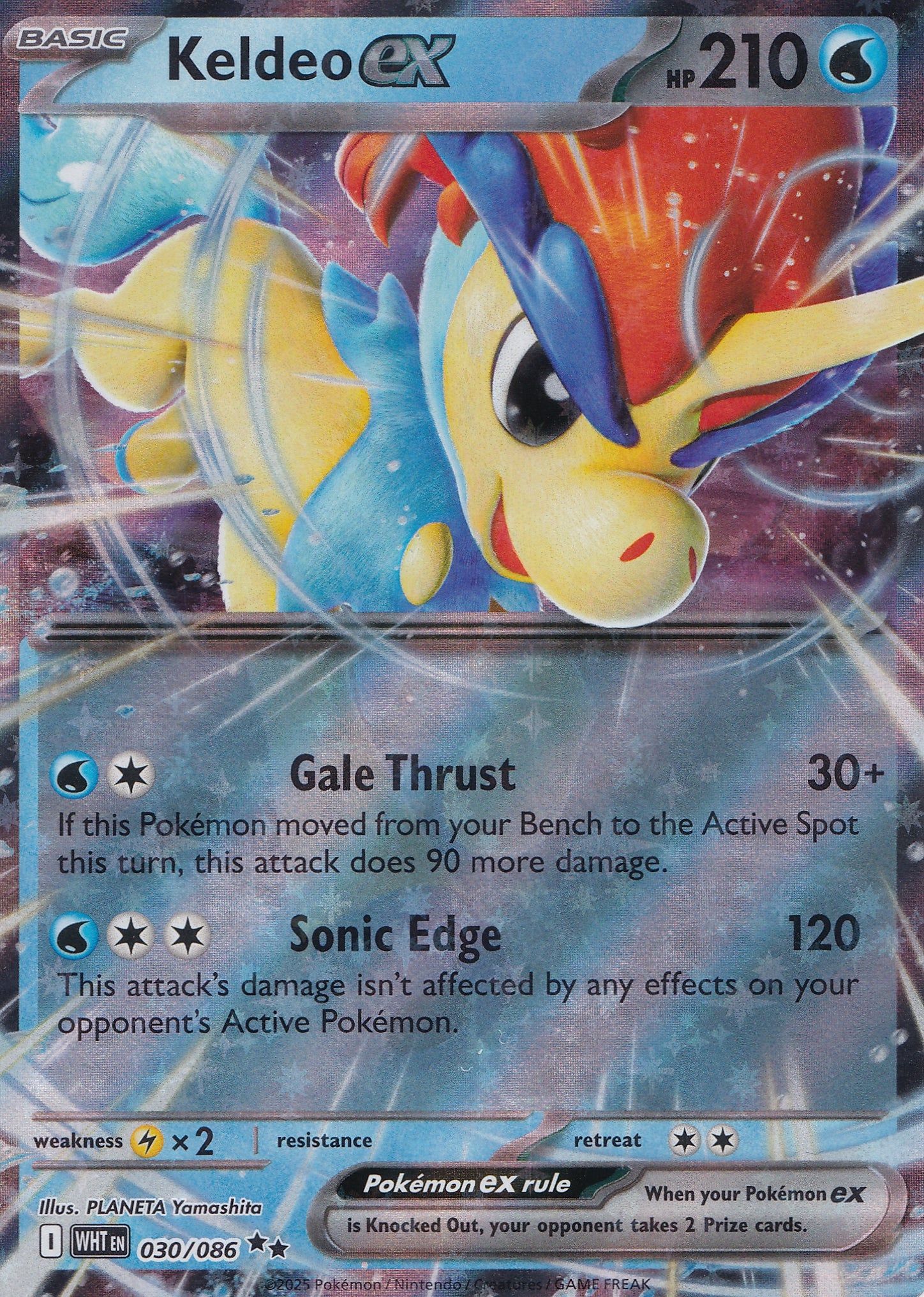 Keldeo ex 030/086 SSP ENG 2024 (NM)