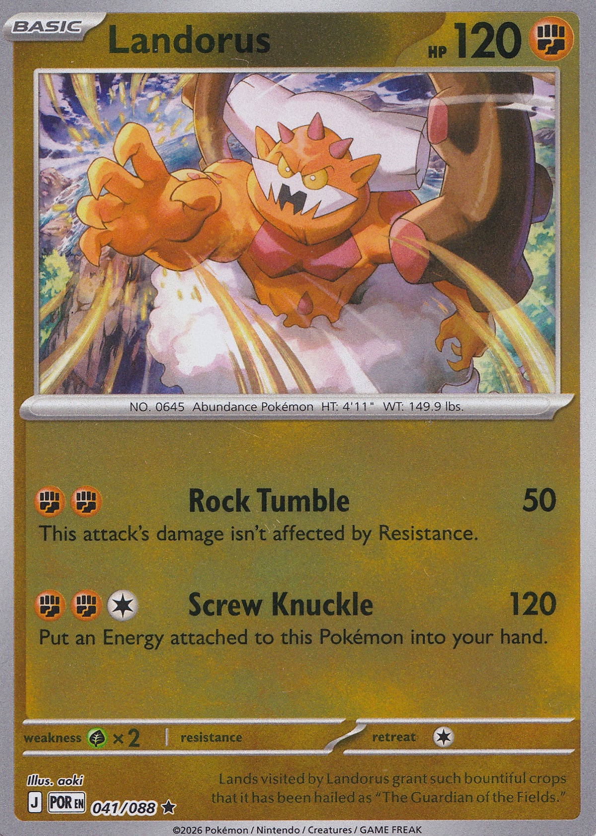 Landorus 041/088 POR ENG RH (NM)