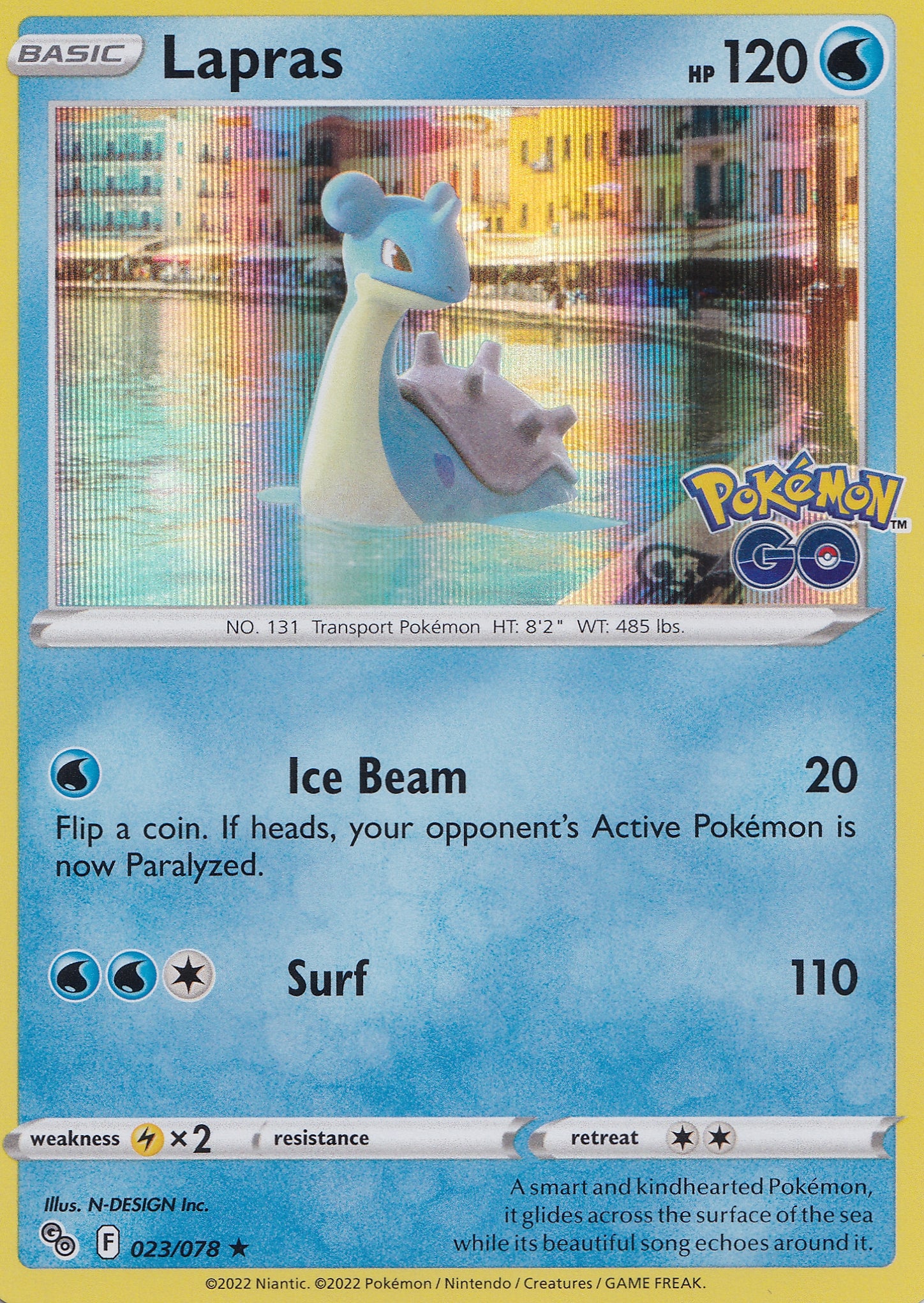 Lapras 023/078 PGO ENG 2022 (NM)