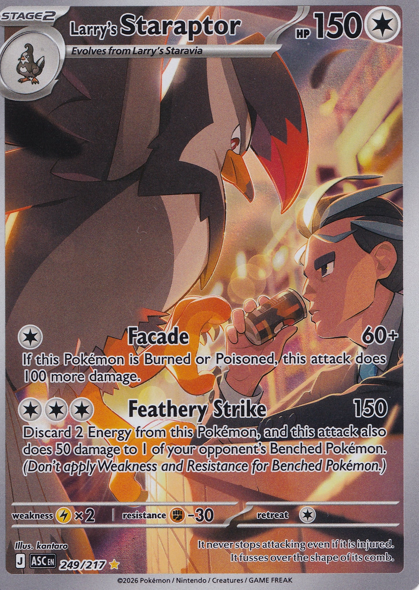 Larry's Staraptor 249/217 ENG 2026 (NM)