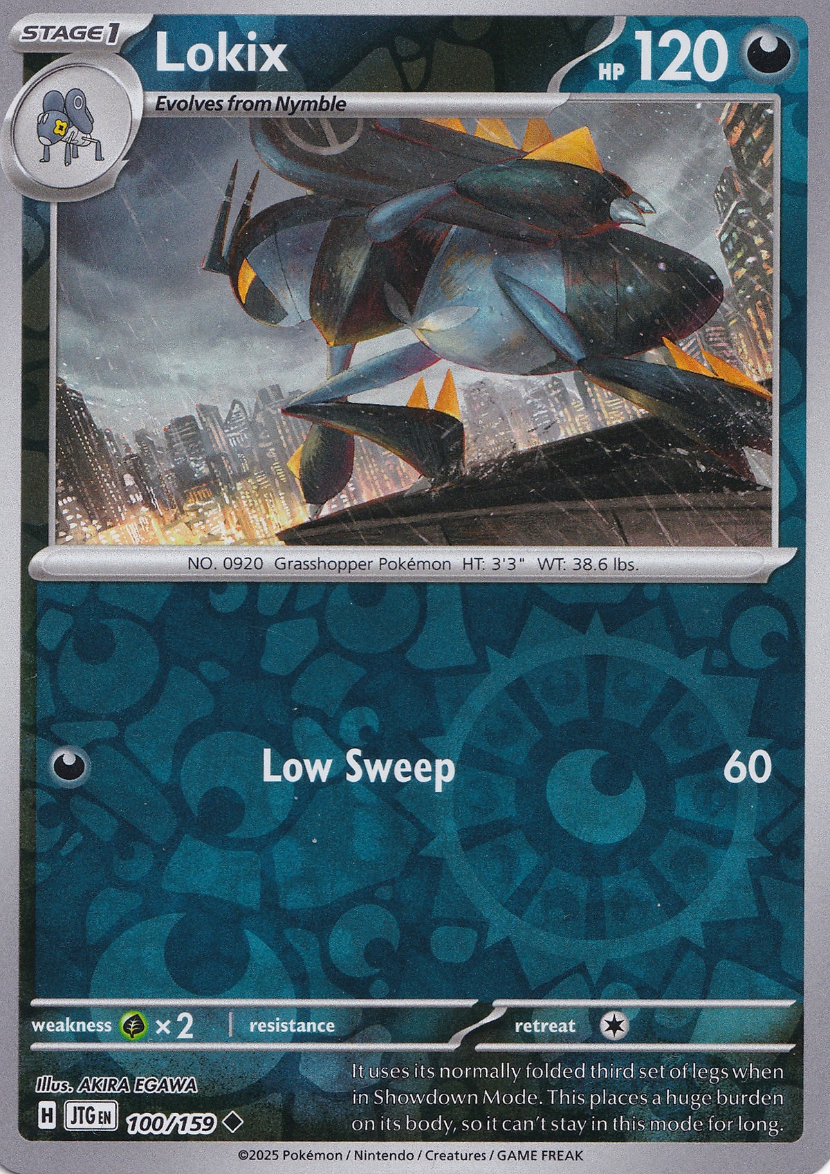 Lokix 100/159 JTG EN REVERSE HOLO (NM)