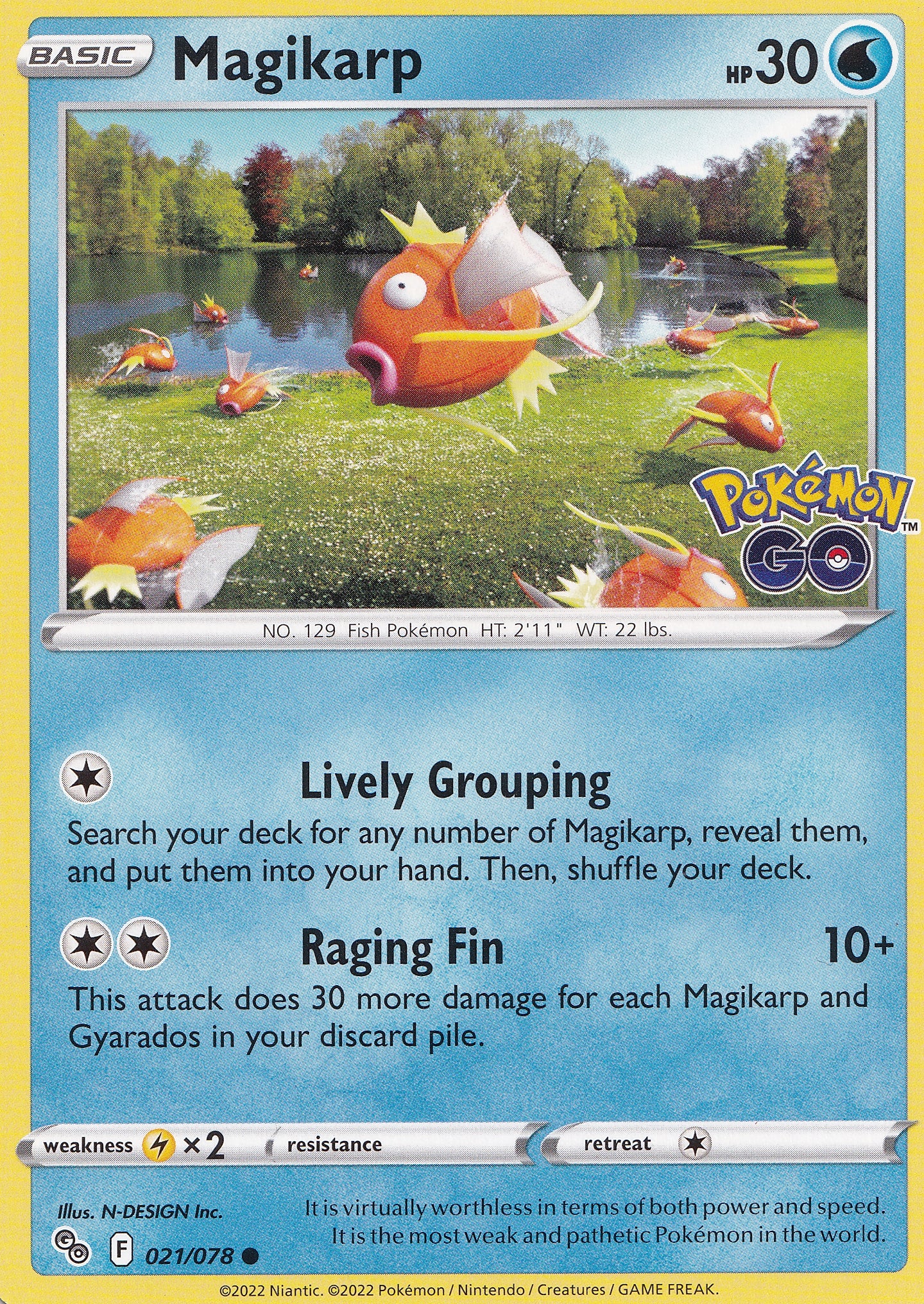 Magikarp 021/078 PGO ENG 2022 (NM)