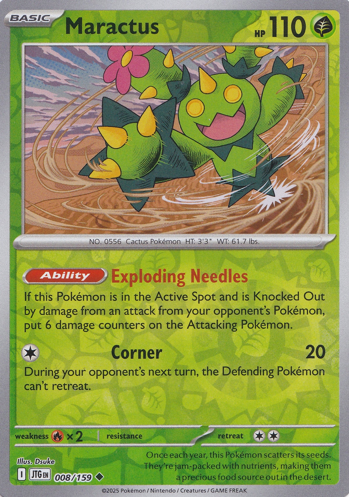 Maractus 008/159 JTG EN RH (NM)
