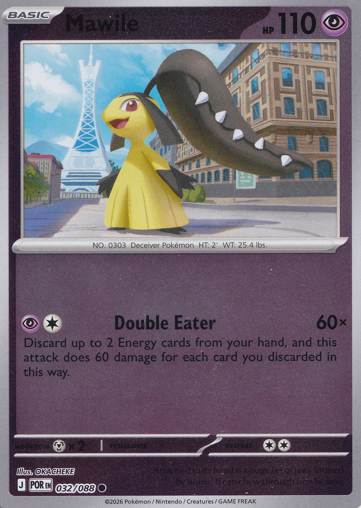 Mawile 032/088 POR ENG RH (NM)