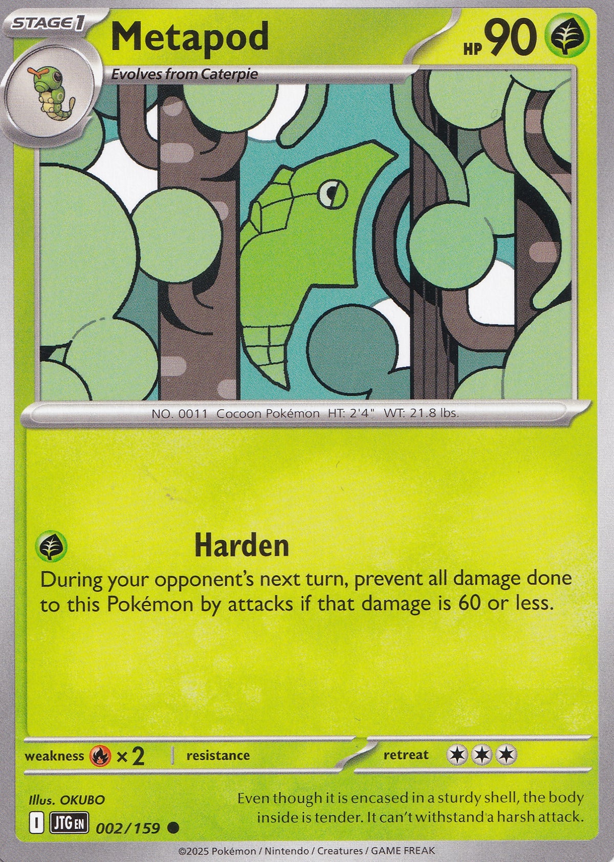 Metapod 002/159 JTG EN (NM)