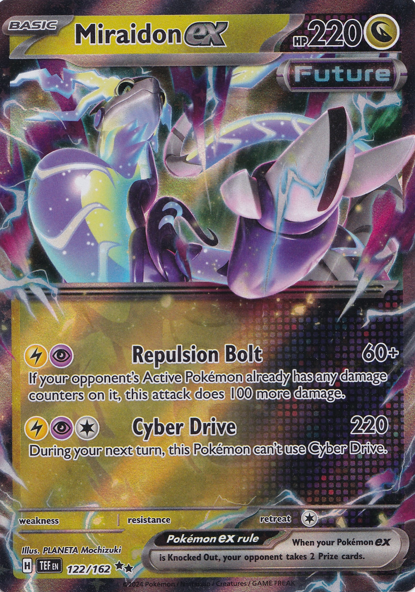 Miraidon ex 122/162 TEF ENG 2024 (NM)
